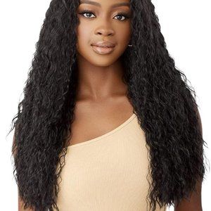 Outre - Human Hair Blend Wig - Peruvian Water Wave 24" (DR2/Chocolate Swirl)